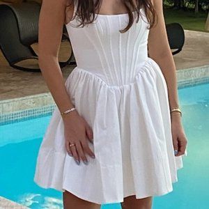 Staud Landscape Dress- White